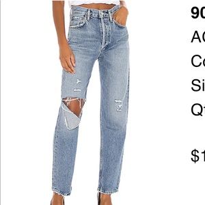 AGOLDE 90’s pinch waist jeans in color lineup 31
